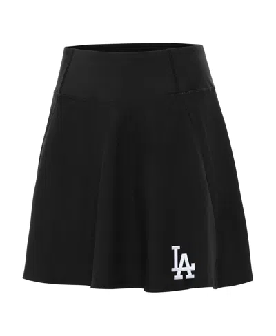 Antigua Women's Black Los Angeles Dodgers Chip Skort