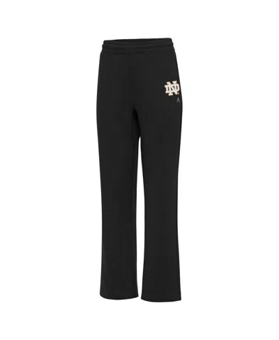 Antigua Women's Black Notre Dame Fighting Irish Victory Sweatpants