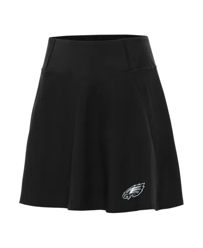Antigua Women's Black Philadelphia Eagles Chip Skort