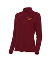 Antigua Women's Burgundy Washington Commanders Intent Quarter-zip Sweatshirt In Burgundy