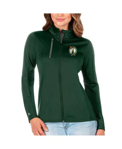 Antigua Women's Green Boston Celtics Generation Full-zip Jacket