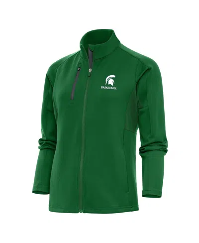 Antigua Women's Green Michigan State Spartans Basketball Generation Full-zip Jacket