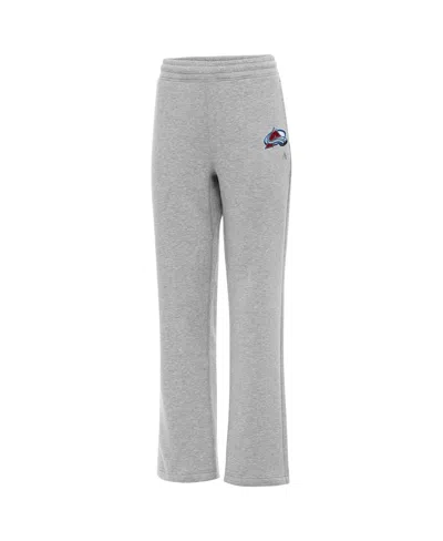 Antigua Women's Heather Gray Colorado Avalanche Victory Sweatpants