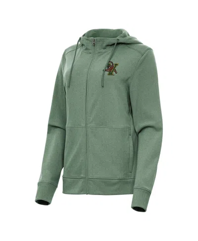 Antigua Women's Hunter Green Vermont Catamounts Seeker Full-zip Hoodie