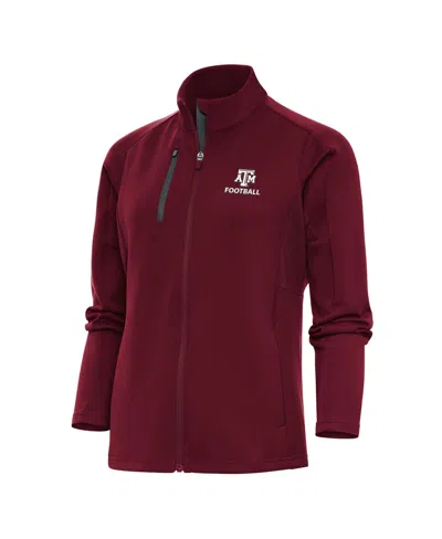 Antigua Women's Maroon Texas A&m Aggies Football Generation Full-zip Jacket