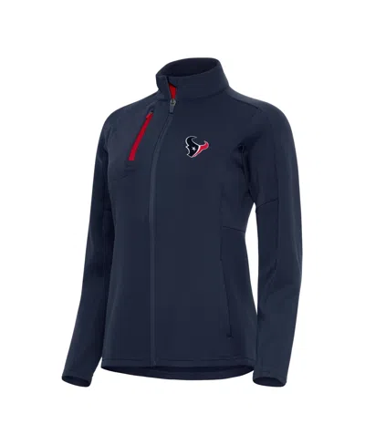 Antigua Women's Navy Houston Texans Generation Full-zip Jacket
