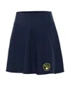 Antigua Women's Navy Milwaukee Brewers Chip Skort In Navy