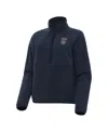 Antigua Women's Navy San Diego Fc Figure Half-zip Sweatshirt