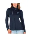 Antigua Women's Navy/graphite Villanova Wildcats Generation Full-zip Jacket In Navy,graphite