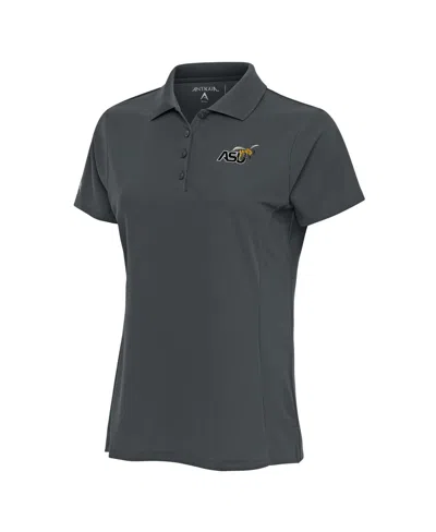 Antigua Women's Pewter Alabama State Hornets Legacy Pique Polo Shirt