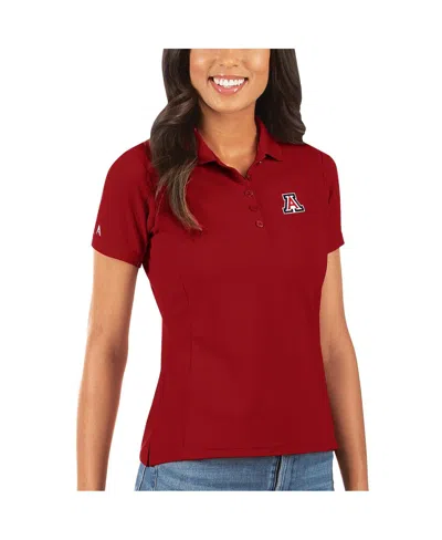 Antigua Women's Red Arizona Wildcats Legacy Pique Polo Shirt