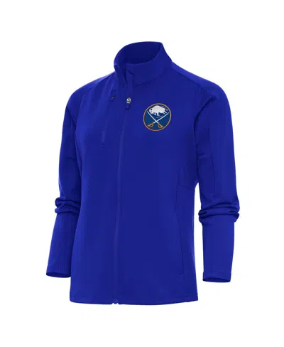 Antigua Women's Royal Buffalo Sabres Team Logo Generation Full-zip Jacket In Blue