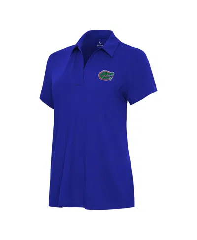 Antigua Women's Royal Florida Gators Era Polo Shirt