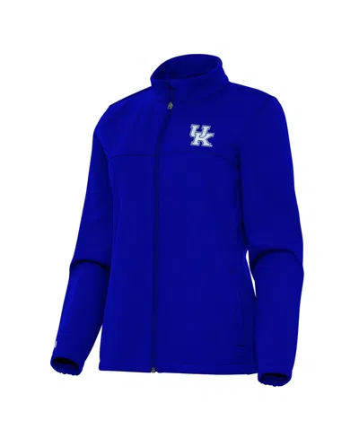 Antigua Women's Royal Kentucky Wildcats Links 2 Full-zip Golf Jacket