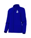 Antigua Women's Royal Los Angeles Dodgers Links 2 Golf Full-zip Jacket In Royal