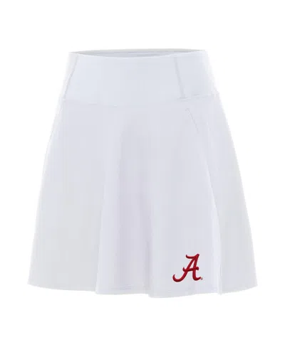 Antigua Women's White Alabama Crimson Tide Chip Skort