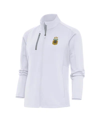 Antigua Women's White Argentina National Team Generation Full-zip Jacket