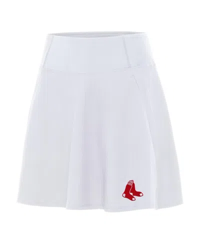 Antigua Women's White Boston Red Sox Chip Skort
