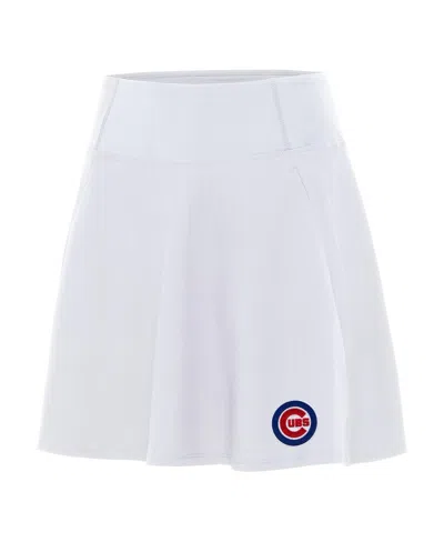 Antigua Women's White Chicago Cubs Chip Skort