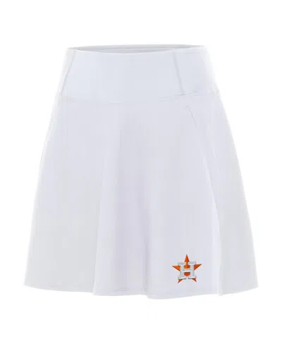 Antigua Women's White Houston Astros Chip Skort In Multi