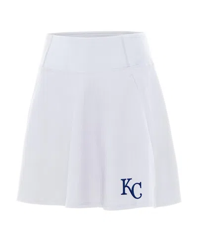 Antigua Women's White Kansas City Royals Chip Skort