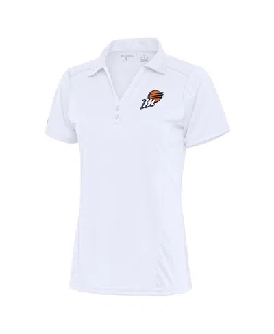 Antigua Women's White Phoenix Mercury Tribute Polo Shirt