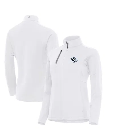Antigua Women's White Utah Mammoth Generation Full-zip Jacket