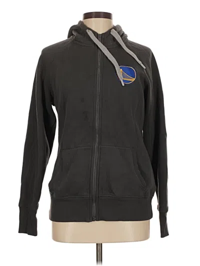 Pre-owned Antigua Zip Up Hoodie In Black