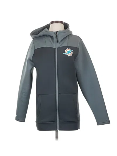 Pre-owned Antigua Zip Up Hoodie In Blue
