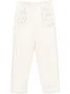 Antik Batik Alex Straight-leg Trousers In Beige