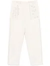 Antik Batik Alex Straight-leg Trousers In Neutrals