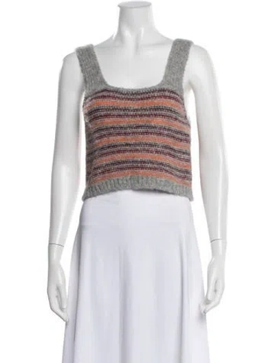 Pre-owned Antik Batik Alpaca Striped Sweater In Multi