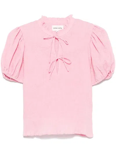 Antik Batik Angelo Blouse In Pink