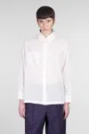 Antik Batik Angelo Shirt In White Cotton In White
