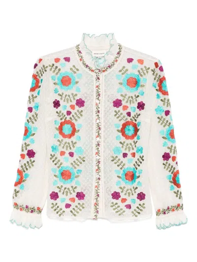 Antik Batik Ary Blouse Clothing In White