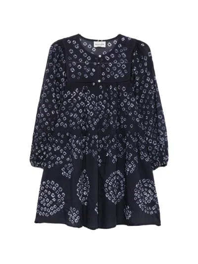 Antik Batik Bandini Mini Dress In Blue