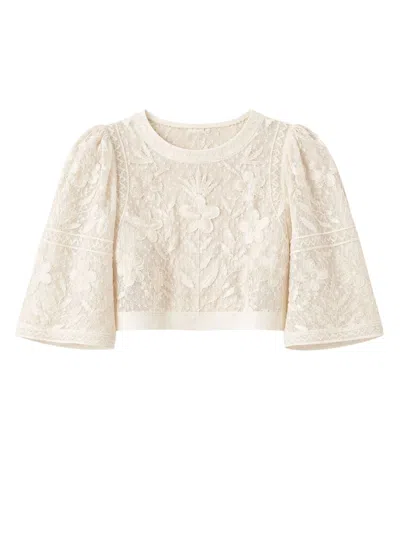 Antik Batik Carioca Top In White