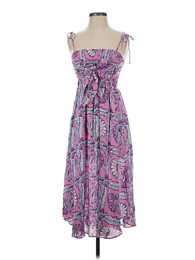 Pre-owned Antik Batik Casual Dress In Purple