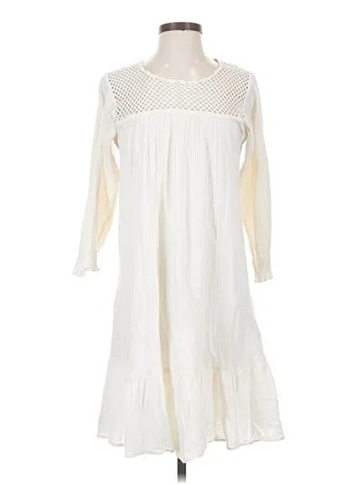 Pre-owned Antik Batik Casual Dress In White