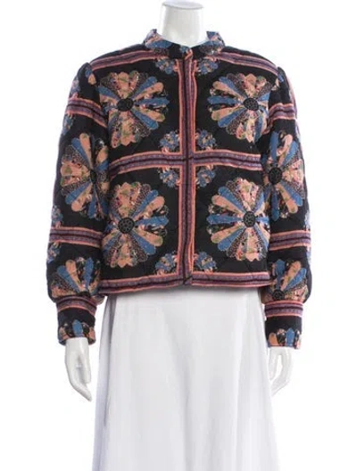 Pre-owned Antik Batik Floral Print Jacket In Multi