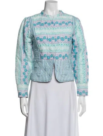 Pre-owned Antik Batik Floral Print Jacket W/ Tags In Multi