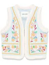 Antik Batik Hendrix Gilet Clothing In Blue