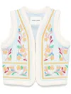 Antik Batik Hendrix Gilet Clothing In Blue