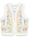 Antik Batik Hendrix Gilet Clothing In Blue