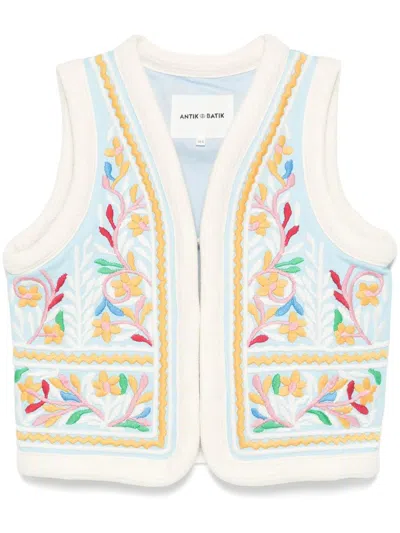 Antik Batik Hendrix Gilet Clothing In Blue