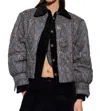 Antik Batik Hida Jacket In Grey In Silver