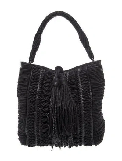 Pre-owned Antik Batik Leather Tote In Black