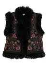 Antik Batik Magyar Waistcoat In Black