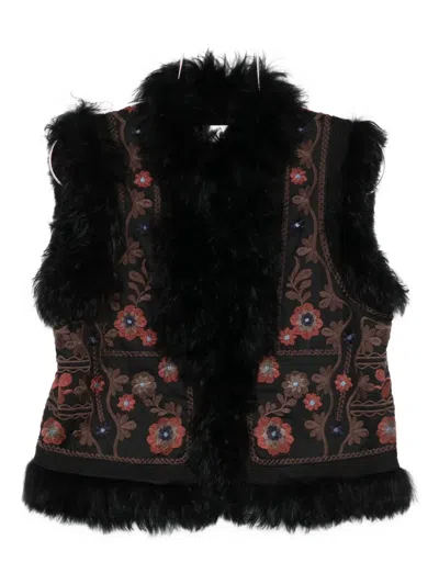 Antik Batik Magyar Waistcoat In Black