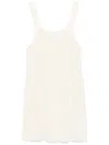Antik Batik Mahata Mini Dress In Neutrals